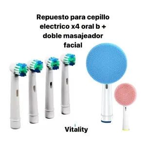 CABEZAX4 CEPILLO ELECTRICO+2MASAJEADOR