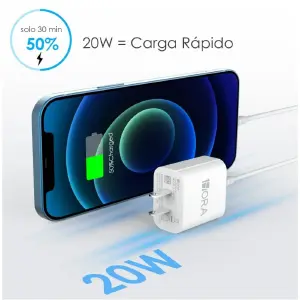 1Hora Turbo Cargador 20w Tipo C  GAR147