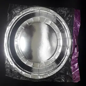 PLATO PLATEADO 23CM
