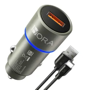 Cargador 1hora Para Carro Puerto Usb