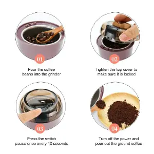Glinder de café eléctrico De Granos