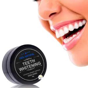 Polvo Blanqueamiento Dental Carbón HMLH