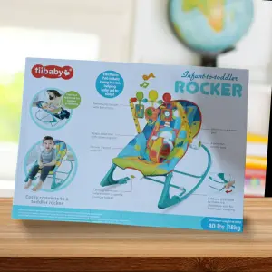 Silla mecedora para bebe con toldillo
