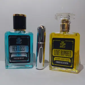 HER LOSS, LOVED BOMBED Y PERFUMERO