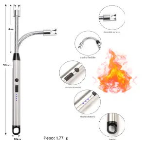 Encendedor recargable de Plasma