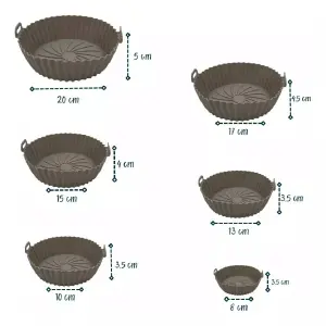 MOLDE DE SILICONA PARA AIR FRYER X6 UND