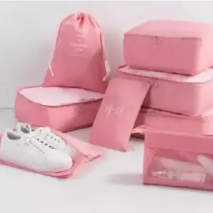 SET BOLSAS VIAJERAS x 8 PIEZAS ORGANIZAD