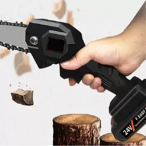 Mini Motosierra De Mano Portátil