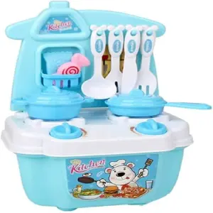 Cocina Juguete Maletin Portatil Tocador