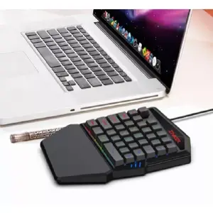Teclado Gamer Una Mano Retroiluminado