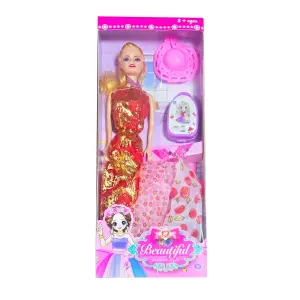 Muñeca Vestidos Bolso Princesa Sombrero