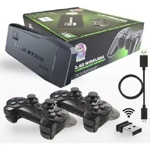 Stick De Videojuego Retro Con 2 Mandos