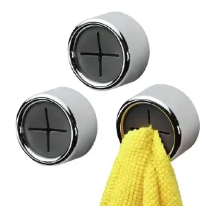 Toallero Adhesivo Para Baños Cocina X3