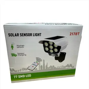 Lampara LED Solar Para Exterior