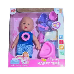 Muñeca Bebe Bebote Tetero Sonido Pañales