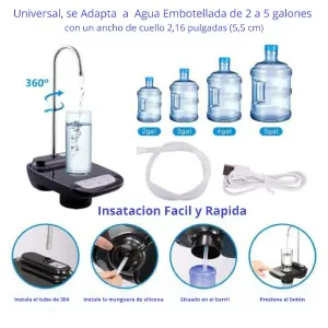 Dispensadora De Agua Con Base USB