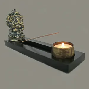 Ganesha Porta Vela Incienso