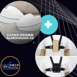 Kit correa arnés + almohada ortopédica