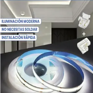 LED COB 5 Metros + Accesorios