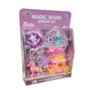 Set Varita Princesa Reina Corona Cetro