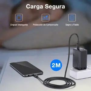 1hora 65w Cargador TipoC carga rapida