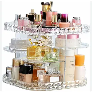 Organizador de maquillaje giratorio 360°