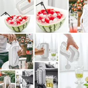 Botella de Bola de Hielo Portátil: ¡Refrescante y Elegante! - botella de bola de hielo portátil