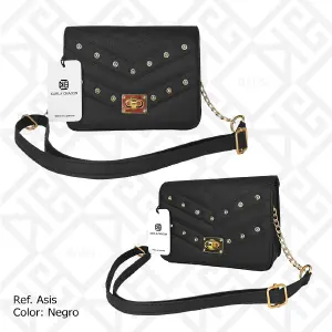 Bolso De Dama Karla Chacon Asis Negro