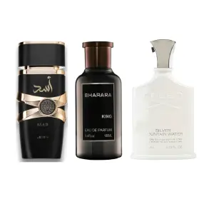 PERFUMES ASAD+BHARARAKING+CREEDSILVER