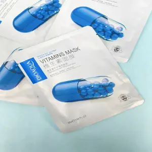 MASCARILLA VELO VITAMINA B3 AZUL BIOAQU