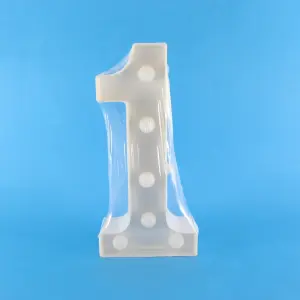 Numero Led (1) Cálida decorativo