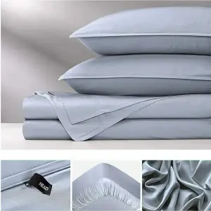 Sabana Bamboo 230 Hilos - Q Gris Claro
