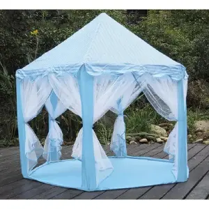 Carpa Infantil Castillo Velo rosa-azul