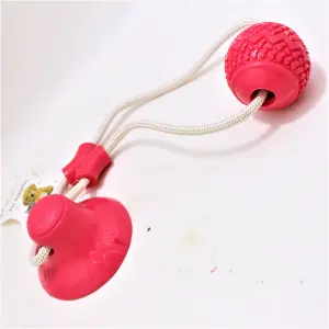 Juguete para perro lazo con pelota