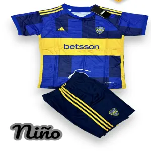 Uniforme BOCA JUNIOR Pantaloneta+ Camisa