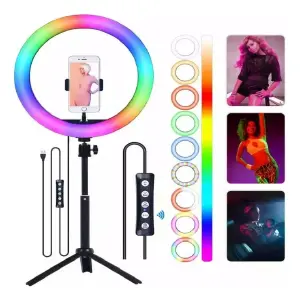 Aro De Luz 26 Cm Con Tripode Profesiona