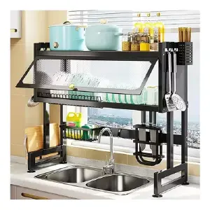 ESCURRIDOR DE LOZA CON TAPA 65CM