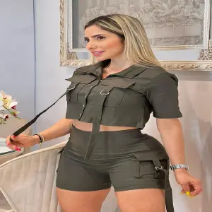 Conjunto 2 piezas chaleco y Short 2108