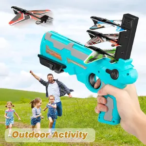 Lanzador de avión de juguete para niños