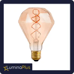 BOMBILLO LED FILAMENTO DIAMANTE 4W 2700