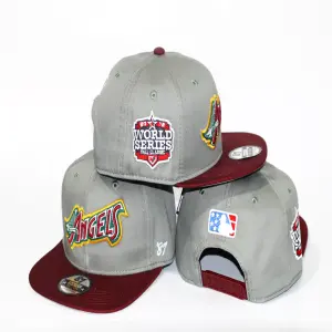 Gorra Angels gris vis roja