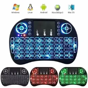 Control smart tv keyboard retroiluminado