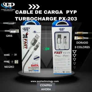 Cable de Carga Tipo C PYP TurboCharge PX
