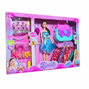 Muñeca Vestidos Bolso Accesorios Princes