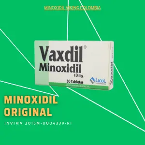 Minoxidil en pastillas 10mg x 30 unds