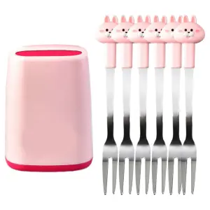 Set 6 Tenedores Caja Almacenamiento Cone