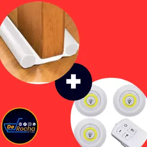 combo guarda polvo+luces x3