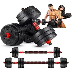 Mancuernas 30 Kilos Kit Ejercicios