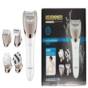 DEPILADORA PARA MUJER GEMEI 5 EN 1