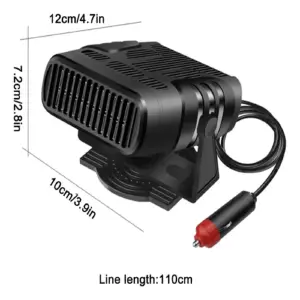 Ventilador Calefactor Portátil Para Auto